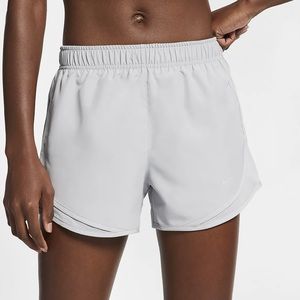 Light Gray Mesh Nike Athletic Shorts